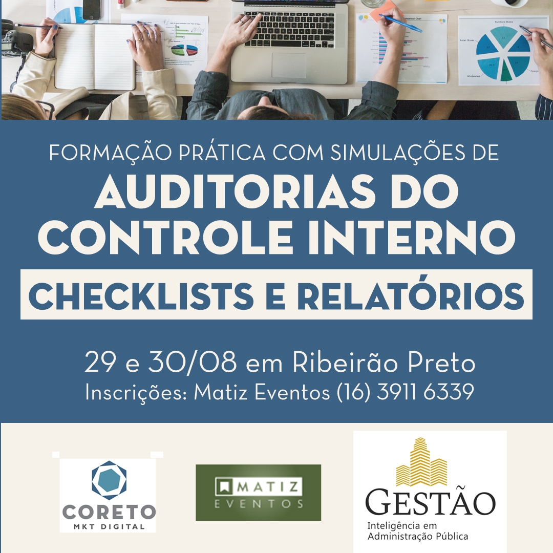 FORMAÇÃO PRÁTICA COM SIMULAÇÕES DE AUDITORIAS DO CONTROLE INTERNO
